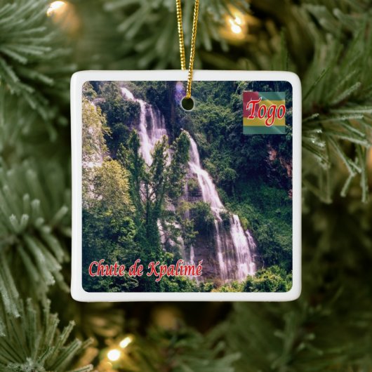 zTG003 TOGO, Herfsten van Kpalimé, Afrika, Fridge Keramisch Ornament (Boom)