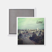 ZTG005 LOME' Togo, Afrika, Fridge Magneet (Voorkant / Achterkant)
