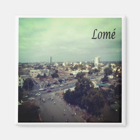 ZTG005 LOME' Togo, Afrika, Fridge Magneet (Voorkant)