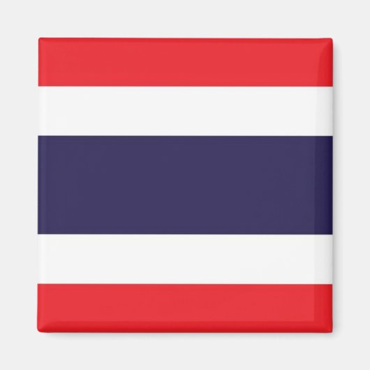 zTH001 Thai FLAG Thailand, Fridge Magneet (Voorkant)