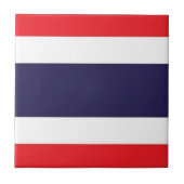 zTH001 Thaise VLAG Thailand, Tegeltje (Voorkant)