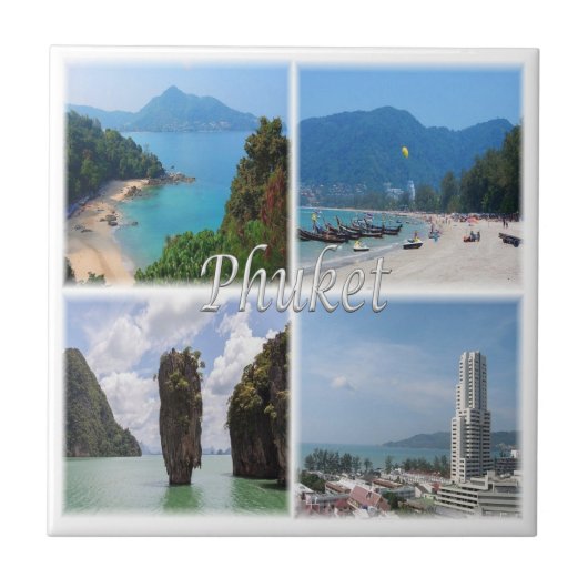 zTH004 PHUKET, Thailand, Azië, Tegeltje (Voorkant)