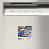 zTH006 i love THAILAND potpourri, Asia, Fridge Magneet (Insitu (Vaatwasser))