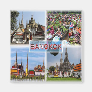 ZTH007 potpourri van BANGKOK Thailand Asia, Fridge Magneet