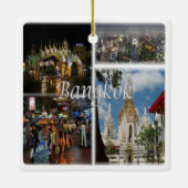 zTH008 mozaïek van BANGKOK, Thailand, Azië, Keramisch Ornament (Achterkant)