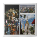 zTH008 mozaïek van BANGKOK, Thailand, Azië, Tegeltje (Voorkant)