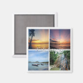 zTH010 KOH SAMUI, Thailand, Azië, Fridge Magneet (Voorkant / Achterkant)