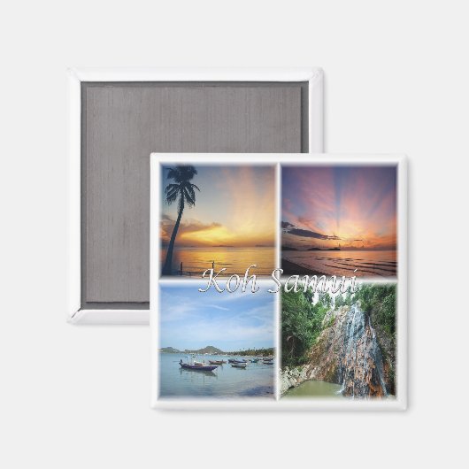 zTH010 KOH SAMUI, Thailand, Azië, Fridge Magneet (Voorkant / Achterkant)