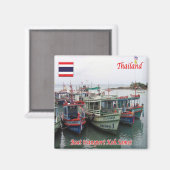 zTH015 KO SAMET bij RAYONG, Thailand, Fridge Magneet (Voorkant / Achterkant)