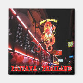 zTH026 Night Club in PATTAYA, Thailand, Fridge Magneet (Voorkant)