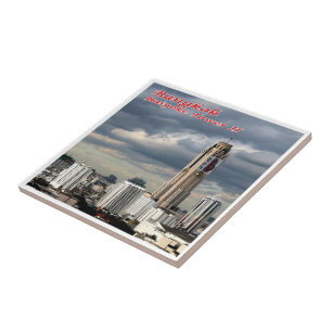 zTH028 BAIYOKE TOWER in Bangkok, Thailand, Tegeltje