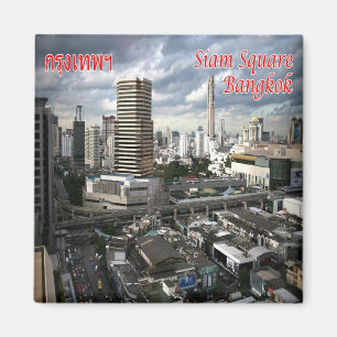 zTH030 SIAM SQUARE in Bangkok, Thailand, Fridge Magneet