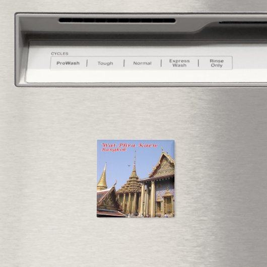 zTH032 WAT PHRA KAEW, Thailand, Fridge Magneet (Insitu (Vaatwasser))