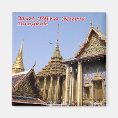 zTH032 WAT PHRA KAEW, Thailand, Fridge Magneet (Voorkant)