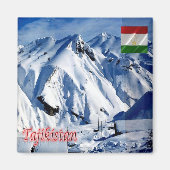 ZTJ004 MINING in Tadzjikistan, Azië, Fridge Magneet (Voorkant)