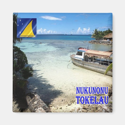 zTK005 NUKUNONU, Tokelau Island, Oceania, Fridge e Magneet (Voorkant)