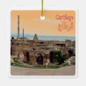 ZTN005 CARTHAGE, Tunesië, Afrika, Keramisch Ornament (Achterkant)
