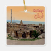 ZTN005 CARTHAGE, Tunesië, Afrika, Keramisch Ornament (Voorkant)