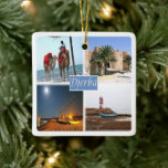 zTN017 DJERBA, Mosaic, Tunesië, Afrika, Keramisch Ornament<br><div class="desc">Hier vind je het souvenir van je vakantie. Deze categorie bevat "keramisch ornament" op veel plaatsen in Tunesië. (zTN017 DJERBA, Mosaic, Tunesië, Afrika, "keramisch ornament"). Verbazingwekkende vrienden en familieleden met de unieke souvenirs van uw geweldige reis. Probeer ons. #LeoPepeDesign - bordj kebir, kamelen op het strand, vuurtoren, leopepedesign, reisfototoerisme, cadeautje...</div>