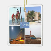 zTN017 DJERBA, Mosaic, Tunesië, Afrika, Keramisch Ornament (Links)