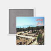 ZTN022 CARTHAGE, Ruins, Tunesië, Afrika, Fridge Magneet (Voorkant / Achterkant)