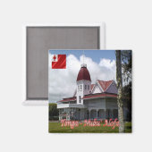 zTO004 TONGA, Royal Palace, Oceania, Fridge Magneet (Voorkant / Achterkant)
