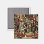 zTR014 ISTANBUL GRAND BAZAAR, Turkije, Fridge Magneet (Voorkant / Achterkant)