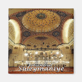 zTR017 BASILICA SULEIMAN, Istanbul, Turkije, Fridg Magneet (Voorkant)