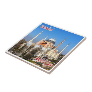 ZTR018 BASILICA SAINT SOPHIA, Istanbul, Turkije Tegeltje
