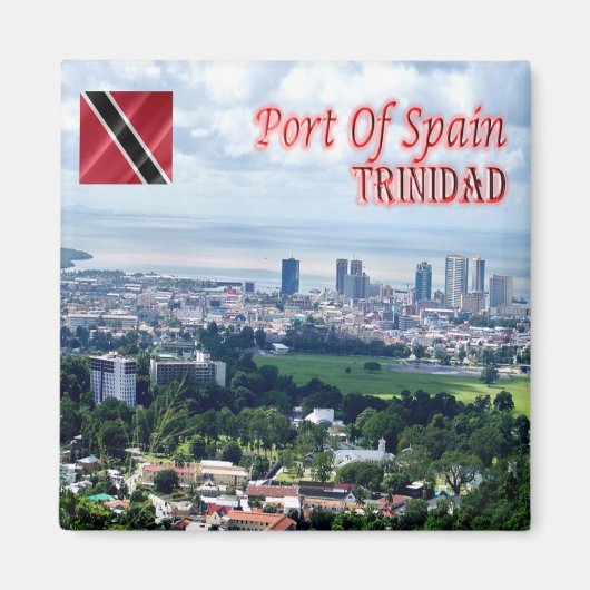 ZTT004 TRINIDAD, haven van Spanje, Fridge Magneet (Voorkant)
