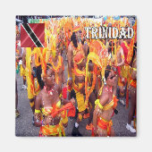 ZTT006 TRINIDAD, Trinidad Tobago, Carnival, Fridge Magneet (Voorkant)