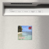 ZTT008 TOBAGO, Trinidad en Tobago, Fridge Magneet (Insitu (Vaatwasser))