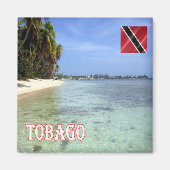 ZTT008 TOBAGO, Trinidad en Tobago, Fridge Magneet (Voorkant)