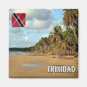 zTT009 TRINIDAD, Mayaro Beach, Fridge Magneet (Voorkant)