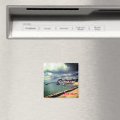 zTZ007 ZANZIBAR, Ferry Docked, Tanzania, Fridge Magneet (Insitu (Vaatwasser))