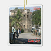 zTZ009 ZANZIBAR, Old Fort, Tanzania, Afrika Keramisch Ornament (Links)