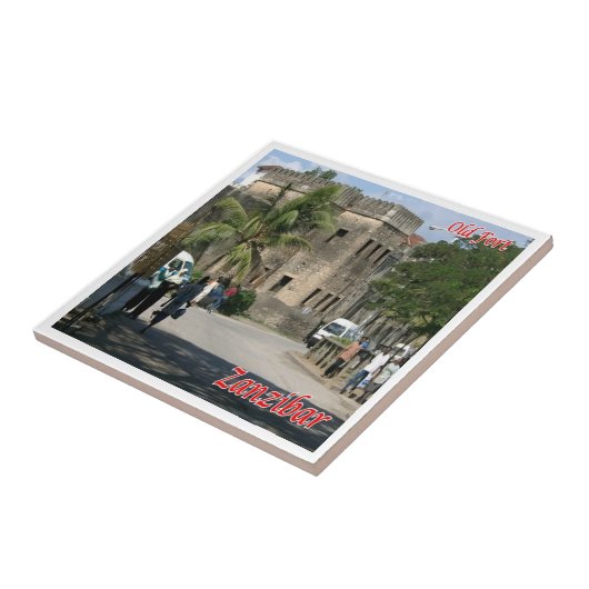 zTZ009 ZANZIBAR, Old Fort, Tanzania, Afrika Tegeltje (Zijkant)