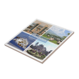 zTZ016 TANZANIA, Mozaïek, Afrika, Tegeltje