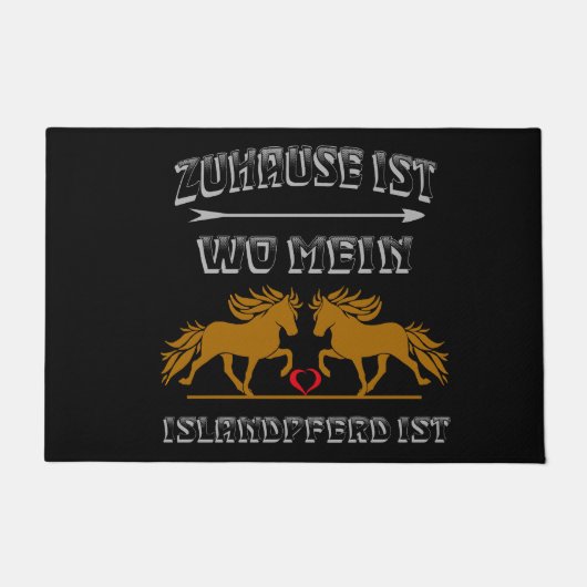 Zu Hause ist Deurmat (Voorkant)