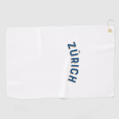Zü rich, Zwitserland  Arch Golfhanddoek (Horizontaal)