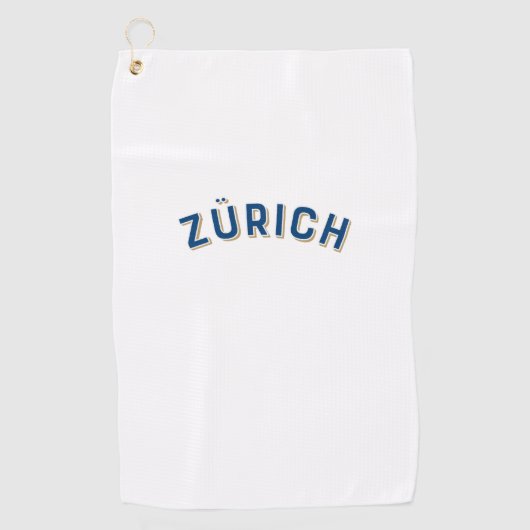 Zü rich, Zwitserland  Arch Golfhanddoek (Voorkant)