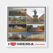 zUA003 ODESSA I LIVE, Ukraine, Europe, Fridge Ma Magneet (Voorkant)