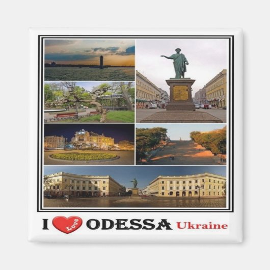 zUA003 ODESSA I LIVE, Ukraine, Europe, Fridge Ma Magneet (Voorkant)
