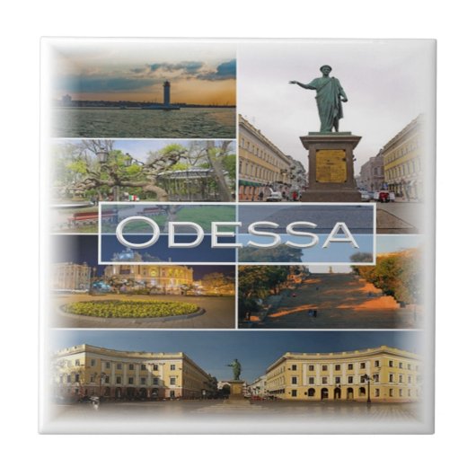 zUA005 ODESSA, Oekraïne, Europa, Tegeltje (Voorkant)
