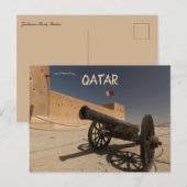 Zubara Fort Qatar Briefkaart (Voorkant / Achterkant)