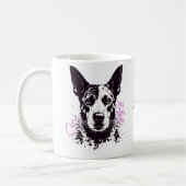 ZuBella Blue Heeler Hondenliefhebbers Koffiemok (Links)