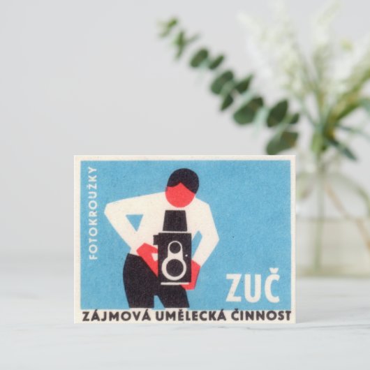 Zuc-camera Briefkaart (Staand voorkant)