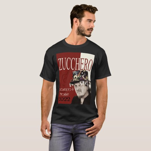 Zucchero World Tour 2022   T-shirt (Voorkant volledig)