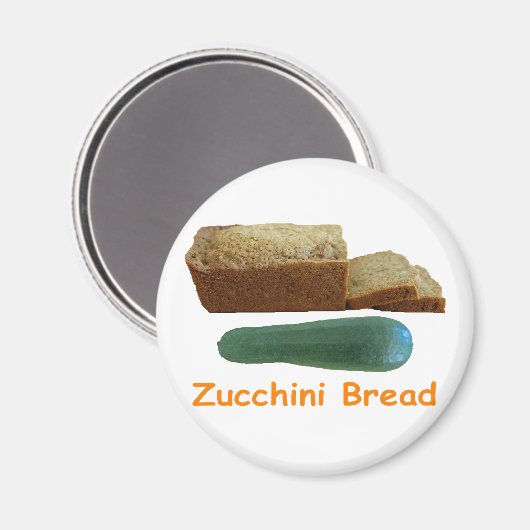 Zucchini Bread Magneet (Voorkant / Achterkant)