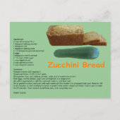 Zucchini Bread Recipe Briefkaart (Voorkant)